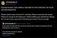 Blaire gives a sarcastic reply to critics (Image via X)